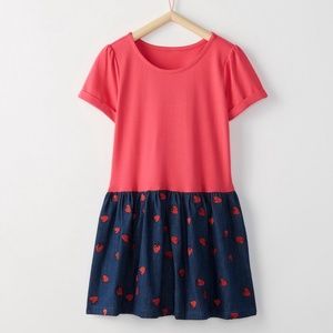 NEW Hanna Andersson Embroidered Cotton Playdress | Comfy for Everyday Wear